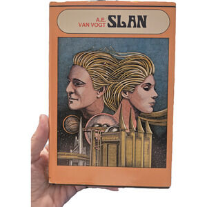 Slan A.E. Van Vogt Vintage Sci-Fi Hardcover Book Club Edition Classic Retro
